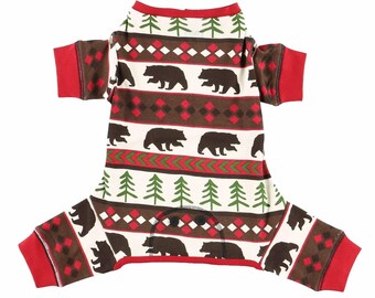 Dog bear Christmas Pajamas Family Dog Matching Christmas Pajamas Dog Pajamas Dog PJ's