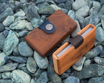Wooden wallet,Minimalist Wallet,wallet for him,card holder mens,Business card case,business card case wallet,Wood Card Case,card wallet him