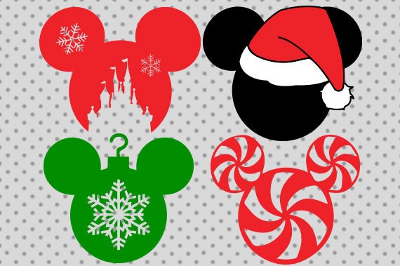 Disney Christmas SVG Christmas svg Disney santa Svg Mickey