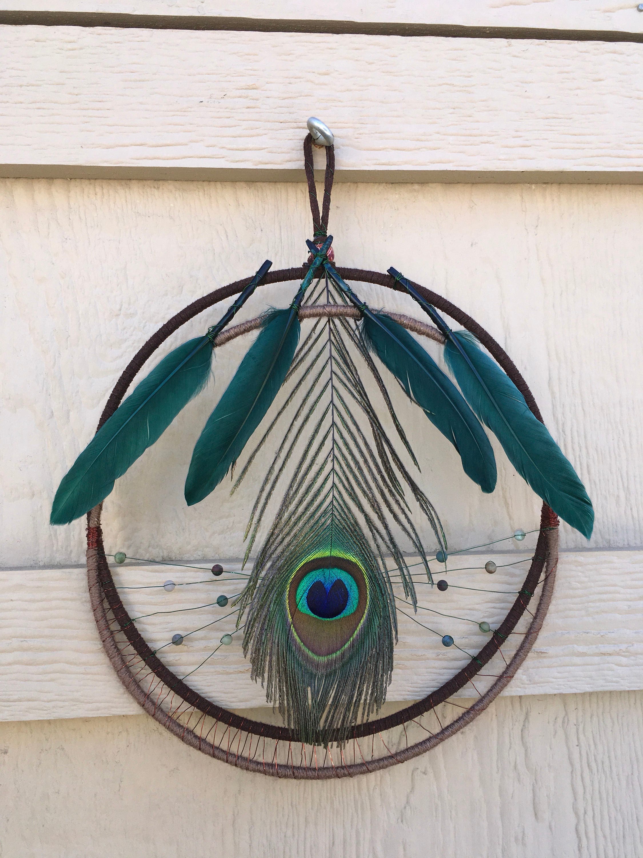 Peacock Feather Wall Hanging Wall Decor