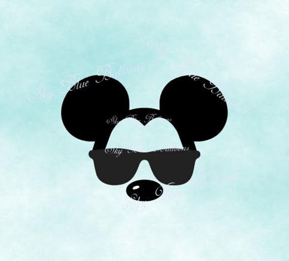 Mickey Sunglasses SVG Mickey Trip Svg Mickey with Sunglasses