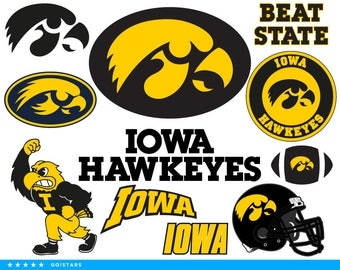 Download Iowa hawkeyes | Etsy