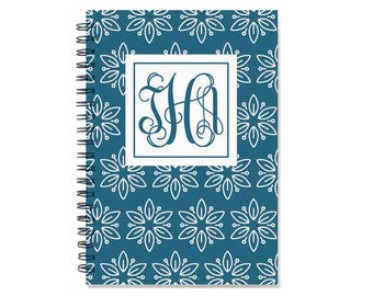 2018 planner, weekly planner, 2017-2018 personalized agenda calendar, 12 month schedule with monogram, 2017 planner book, SKU: pliwhtflm