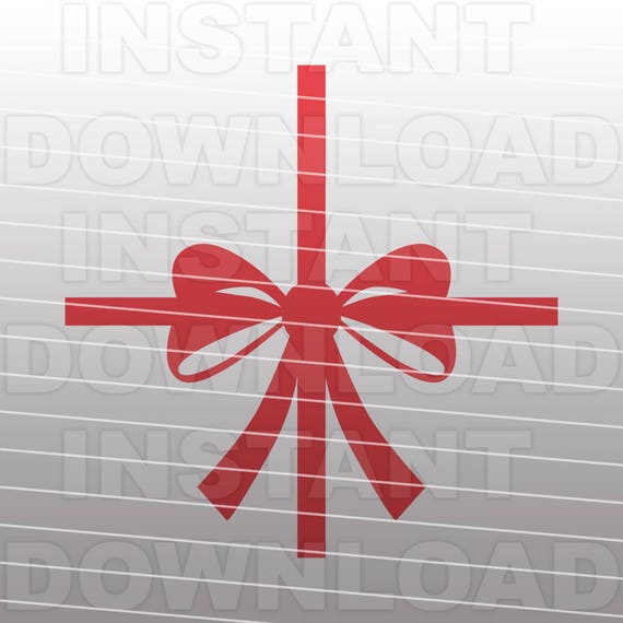 Download Big Bow SVG File-Ribbon SVG-Christmas SVG File-Present svg-Die