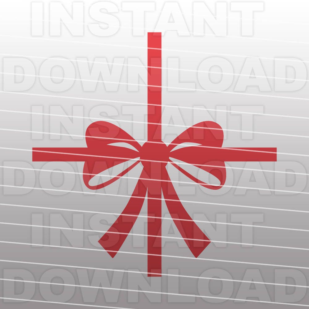 Download Big Bow SVG File-Ribbon SVG-Christmas SVG File-Present svg ...