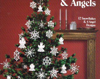 Snowflakes & Angels crochet pattern book
