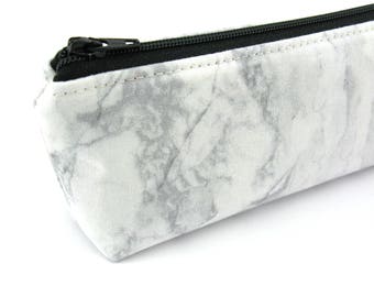 Marble Pencil Case - Pencil Pouch - Zip Pouch - Small Bag - Zipper Pouch - Planner Pencil Case Organiser