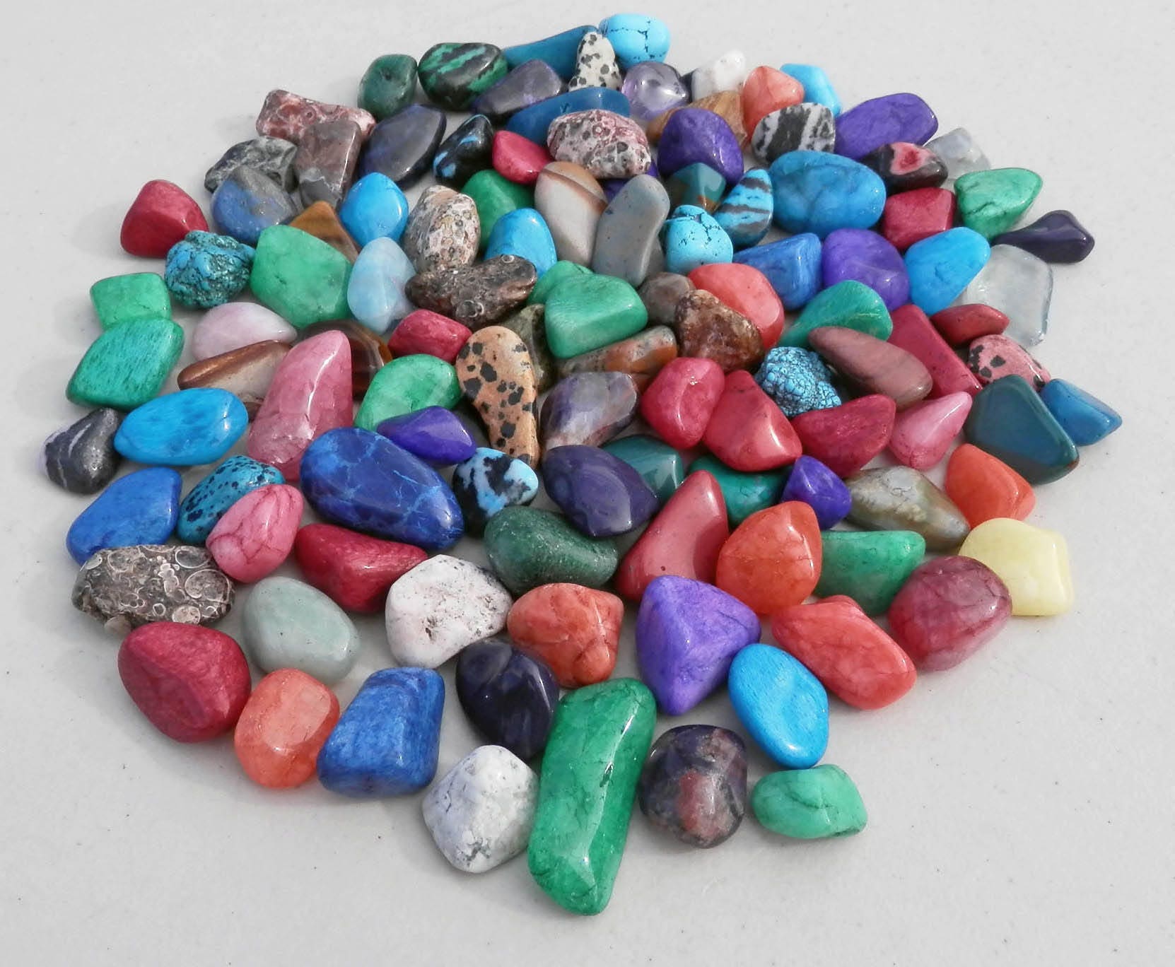 Multi Color Tumble Polished Rocks