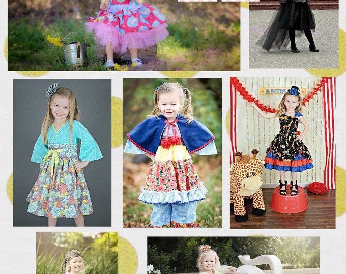 Little Girls Dresses - Back to School Clothes - Toddler - 1st Day of School - Photo Shoots - Country Wedding - girls sizes 2T to 7 years