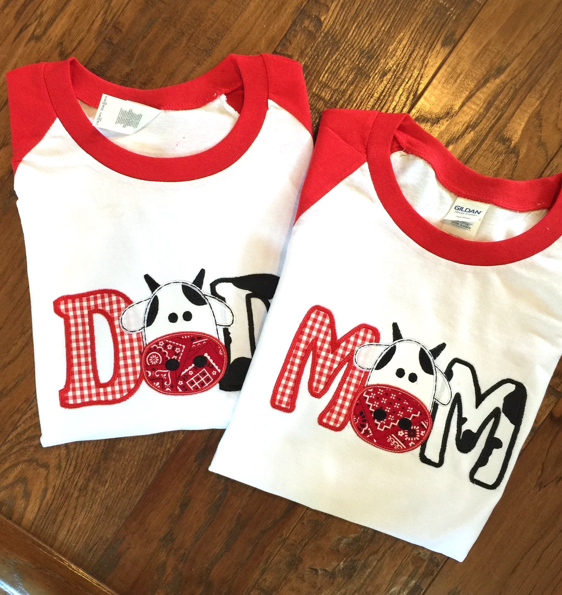 Mom Farm tee on Raglan Tee Personalized barnyard shirt Mom