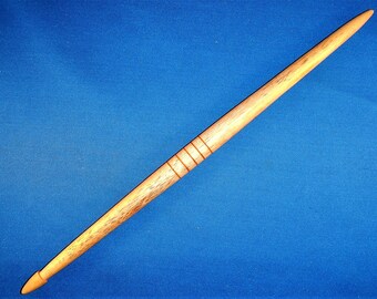 1.25 oz Ash Wood Traditional Bulgarian Style Support, Drop Spindle - Handmade