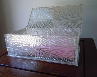 Vintage Lucite Jewelry Box