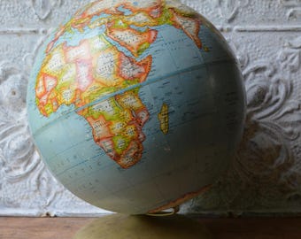 Vintage Rand McNally Desk Top World Globe
