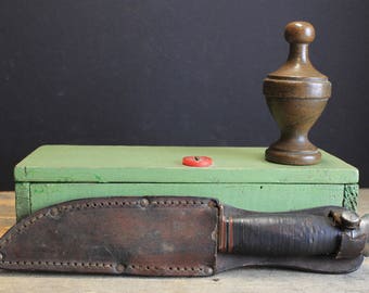 Vintage Judson Cuttery Knife in Sheath // Judson Co. New York // Made in Germany // Pre WWII