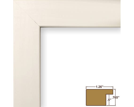 Craig Frames 14x20 Inch Modern Off White Picture Frame