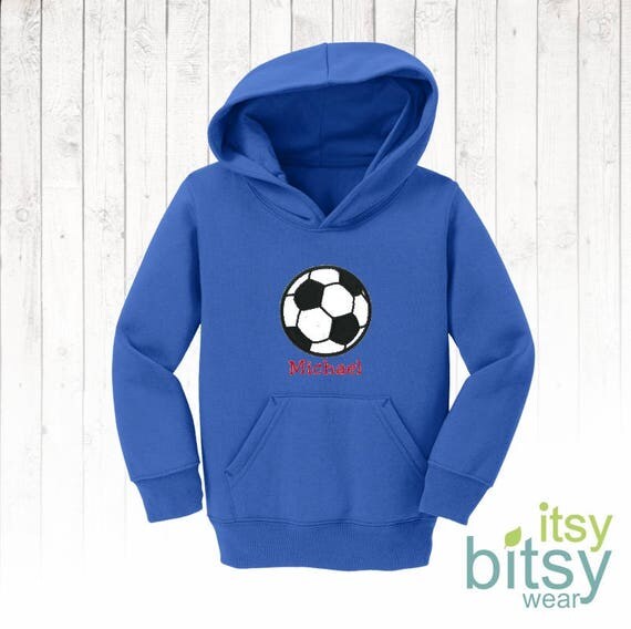 Soccer Hoodie Personalized Toddler Sweatshirt Youth Hoodie