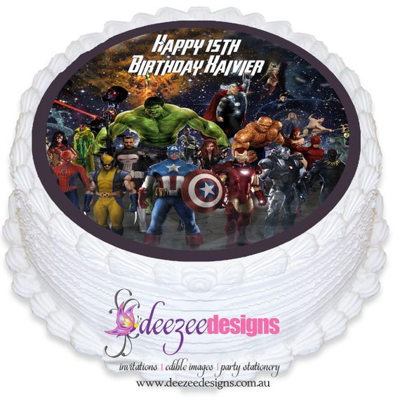 Trolls Personalised Round Edible Icing Cake Topper - PRE-CUT Il_570xn