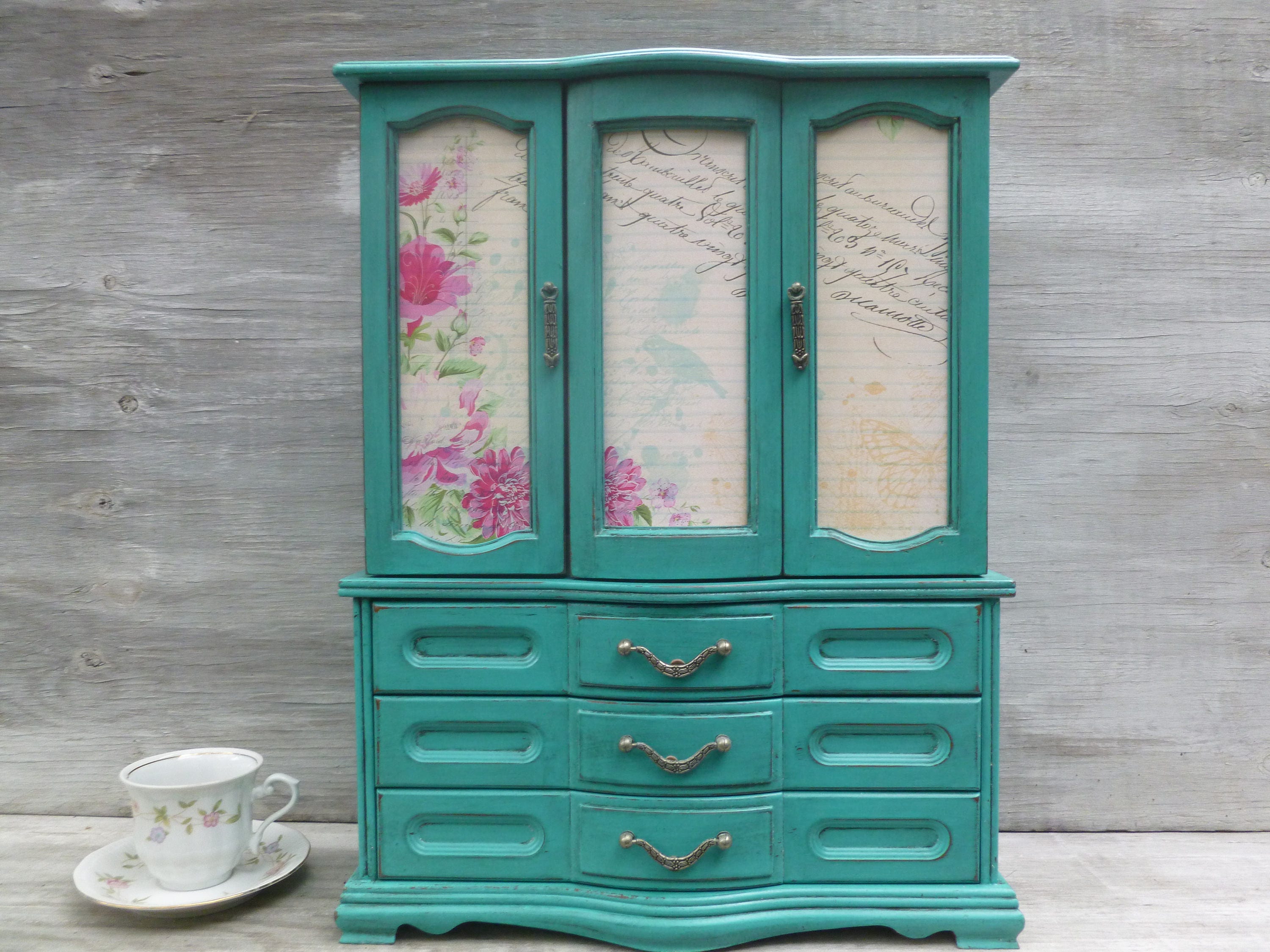 Large Emerald Green Jewelry Box