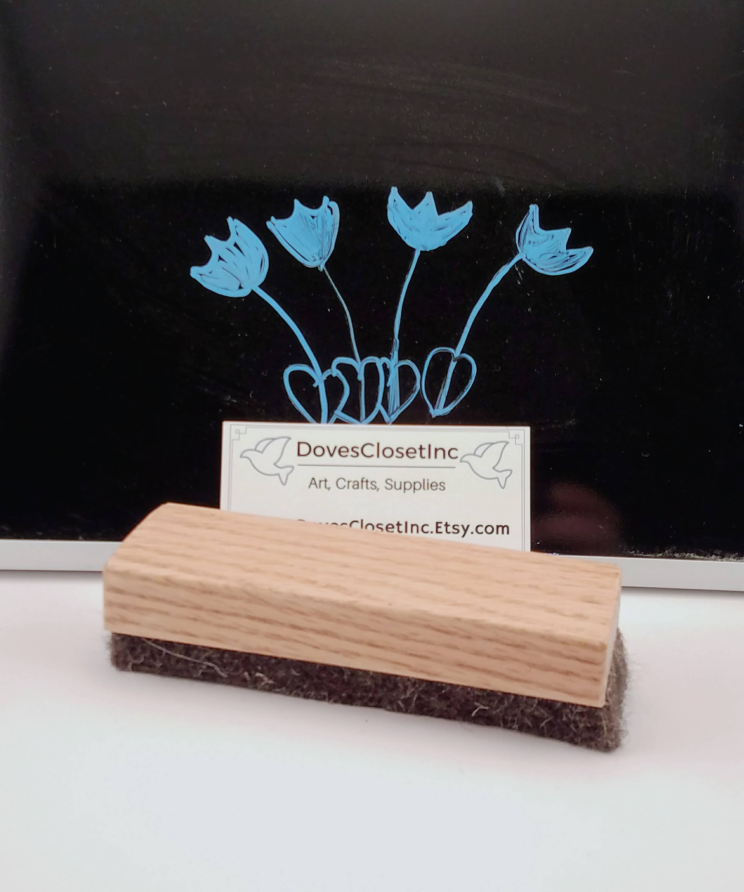 Large Chalkboard or Dry Erase Eraser Handmade FI0147