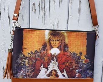 Labyrinth Handbag - Movie David Bowie Goblin Fantasy Film Bag Brown