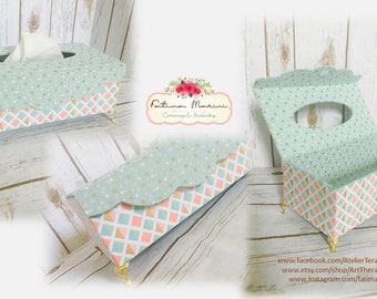 Tissue Box Cover, Tissue Box Holder, Decorative Tissue Box Cover, Fabric Cover Box, Fabric Tissue Box Cover, Tissue Holder, Tissue Cover