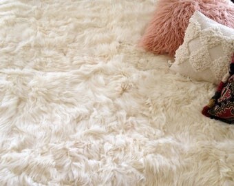Fluffy rug | Etsy
