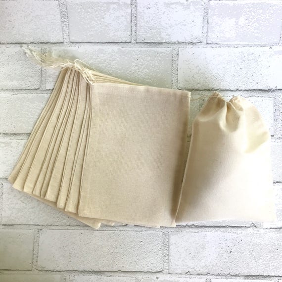 muslin drawstring bags bulk