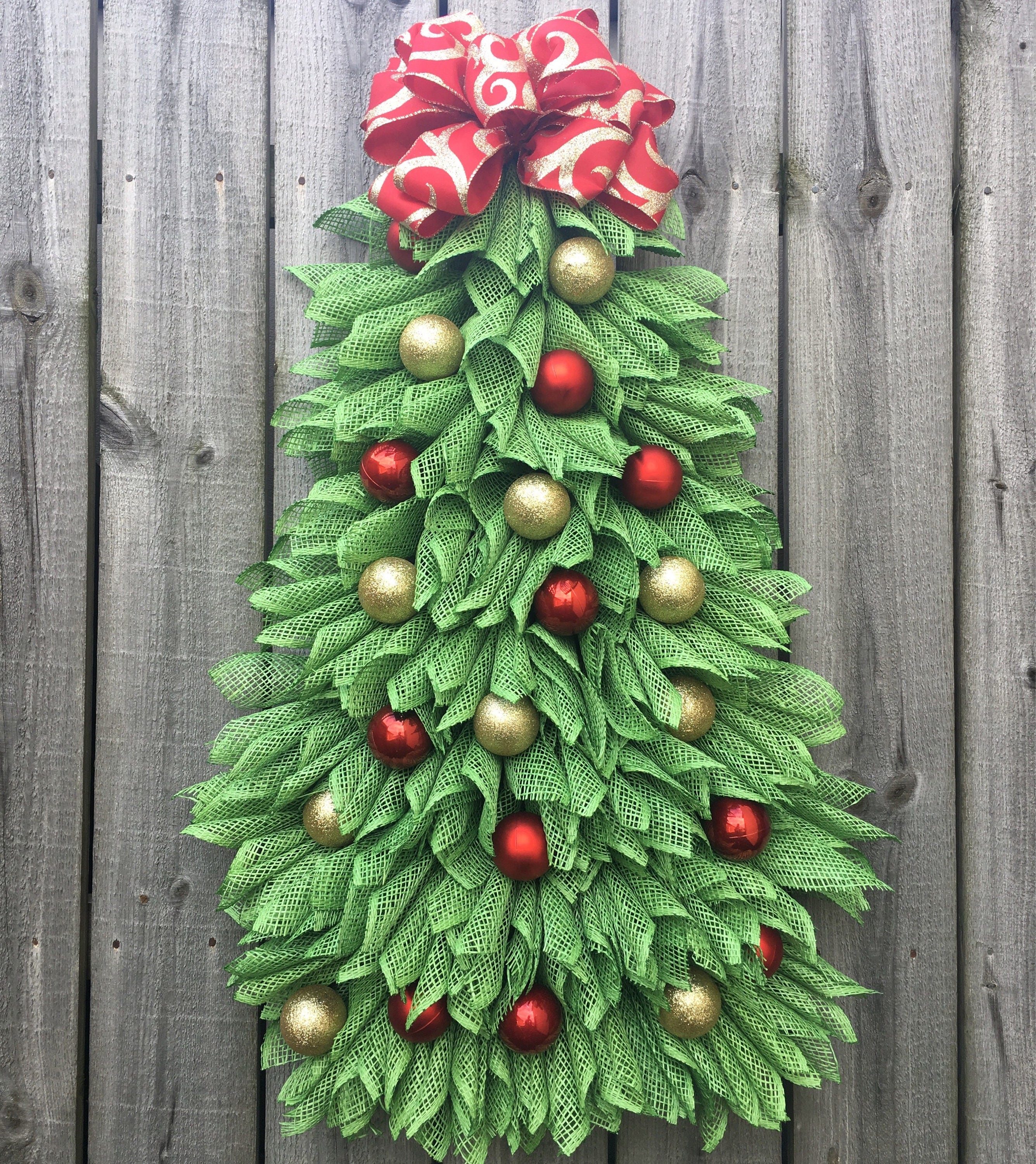 Christmas Tree Wreath Christmas Wreath Christmas Decor