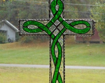 Celtic stained glass | Etsy