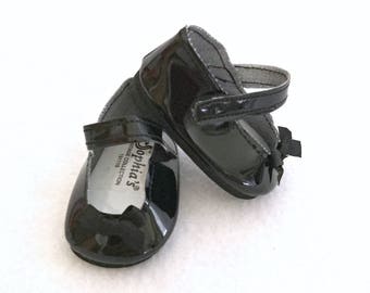 Black Shoes for 15 and 16 inch Doll - Baby Doll Shoes - Doll Accessories - Red Doll Shoes - Gift for Girls - Girls Doll Shoes - Girls Toy