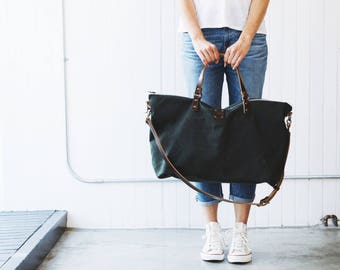 Waxed Canvas Weekender, Waxed Canvas, Waxed Canvas Bag, Waxed Canvas Duffle Bag, Waxed Canvas Tote, Waxed Canvas Purse, Waxed Canvas Fabric