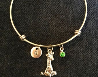 Giraffe Bangle Giraffe Bracelet