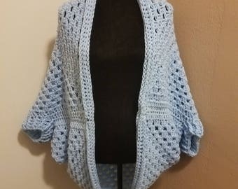 Handmade Crochet Cocoon Cardigan