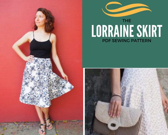 Lorraine Skirt PDF Pattern