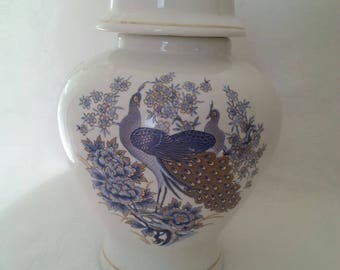 Belle Vintage porcelaine japonaise bleu et or gingembre