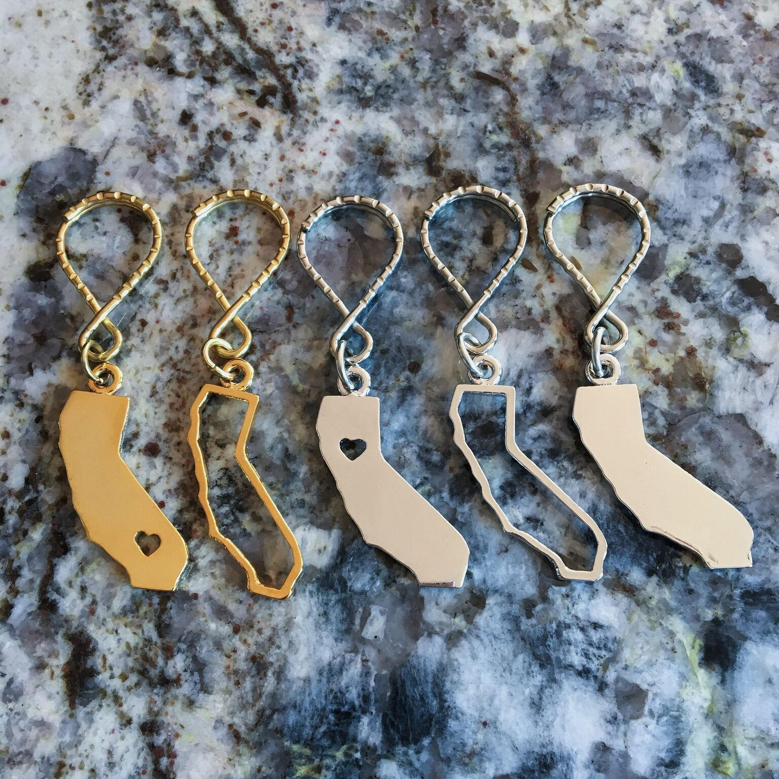 California State Charm Keychain Heart Outline Cali Girl Love Beach Souvenir Locally Made By Limited California State Charm Keychain Heart Outline Cali Girl Love Beach Souvenir Locally Made By Limited
