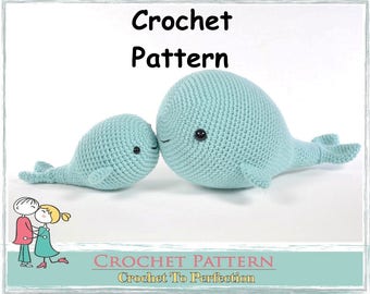 PDF Crochet Pattern Whale Pattern Crochet Tutorial