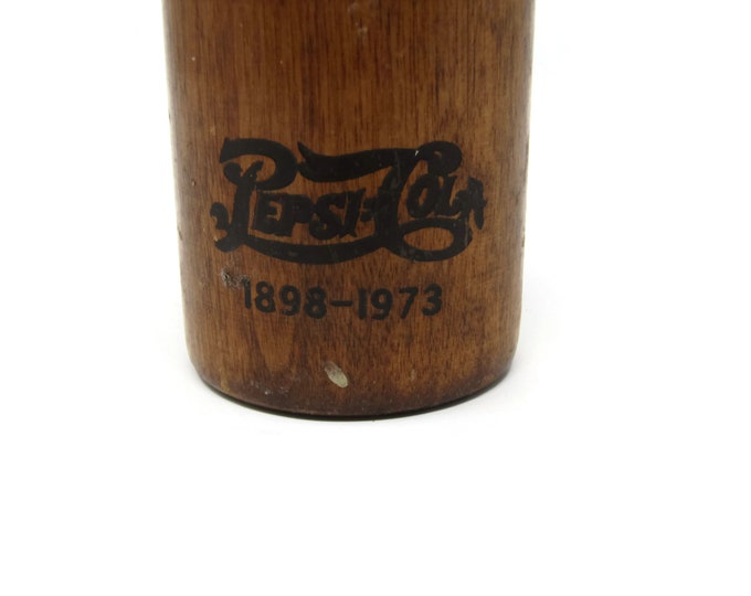 Vintage Salt and Pepper Mill - Pepsi Cola 75th Anniversary Salt and Pepper Mill - Advertising Pepsi 1898-1973