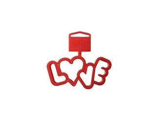 Cookie cutter for cookie LOVE