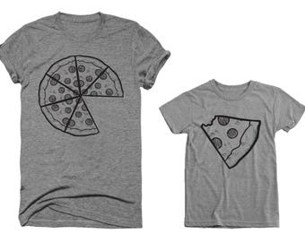 pizza Shirt Set. Father Son Tees. Father's Day Shirt, Father's Day T-Shirt, Father son matching shirts, Daddy and me matching shirts