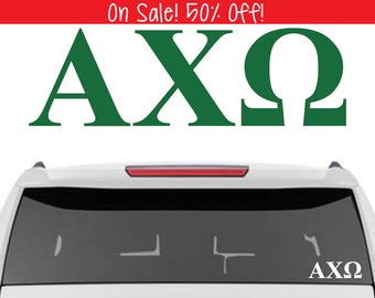 50% OFF! Alpha Chi Omega Decal | Sorority Car Decals, Sorority Vinyl Decal, Sorority Laptop Decal, Sorority Decal