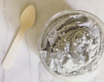 Moni's New Super Detox Moisturizing Scrub, With Activated Charcoal Powder + Epsom Salt, Multi-use, Cruelty-Free, All-Natural