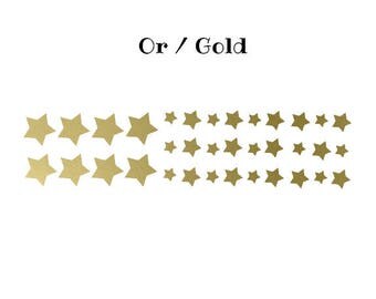 Iron on transfer stars (x26)heat transfer to iron, stars iron on, heat transfer design to iron on clothes, iron on decal stars