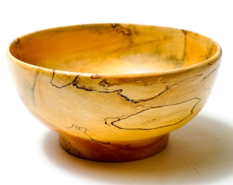 Number 53,Spalted Maple Wood Bowl,One of a Kind, Home Decor,Great Gift Item,House Warming Gift.Office Decor,Donald Erickson,Wood Turning