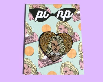 Sale - Sparkly Eleven Waffle Pin - Stranger Things Inspired