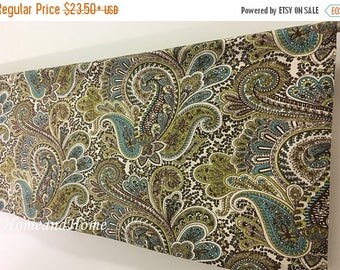 Weekend Sale Valance / 2 panels Cafe curtains / Paisley valance / Kitchen valance/ Unlined or lined /Kitchen Cafe curtains / Topper Window V