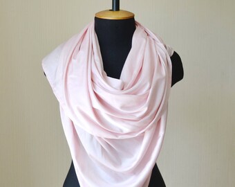 wedding shawl wedding gift|for|wife gift silk scarf blush pink scarf bridal shawl wedding wrap bridesmaid shawl summer scarf woman shawl