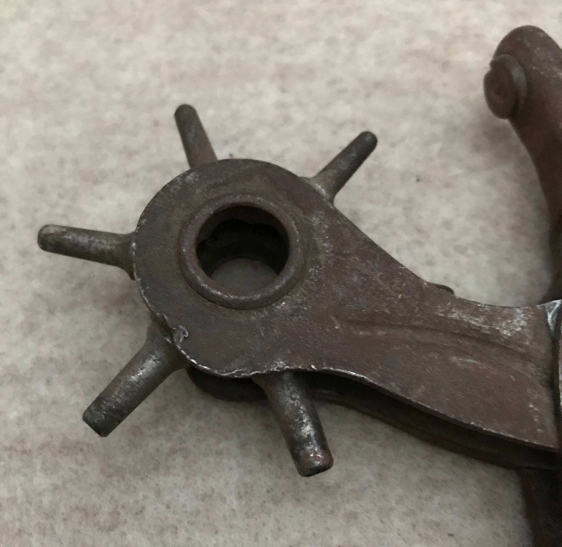 Vintage Leather Hole Punch, Vintage Leather Craft Tool, Vintage Tool