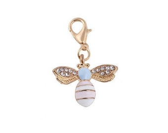 Bee TN charm, Travelers notebook bee, travelers notebook charm, bee planner charm, bee charm
