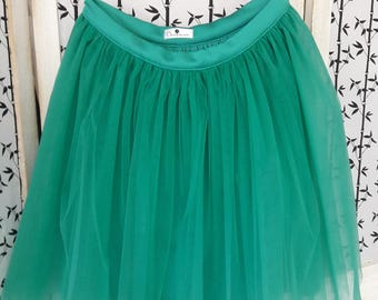 two tone tulle skirt
